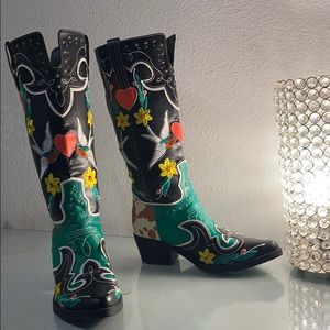 Tall Shafted Fun Cowboy Boots